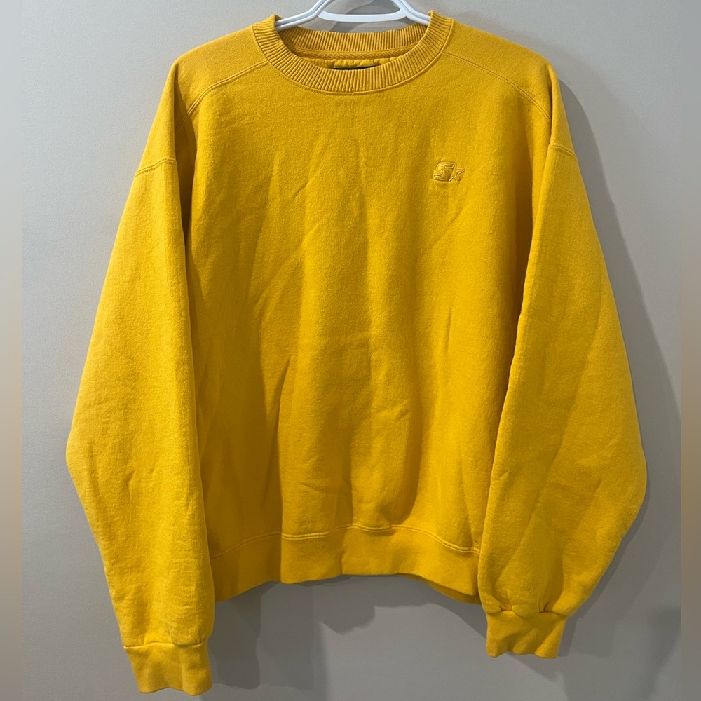 Vintage Yellow Starter Crew Neck